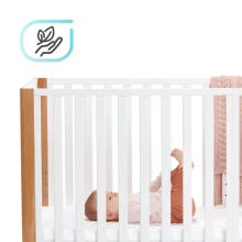 Kinder Kraft Koya Art.KFKOYA00WHT0000 White  Wooden cot 120x60cm