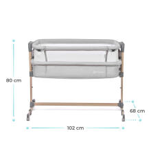 KinderKraft'21 Neste Air Art.KKLNEAIRGRY00W Grey Wood