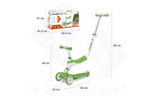 Mondo Scribble 5 in 1 Scooter Art.28572 Blue