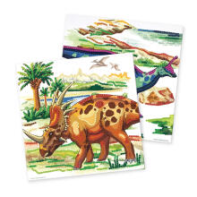 DINOSART radošuma komplekts Dazzle-by-Number, 15051