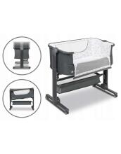 Lionelo Timon + Matress Fiki Miki 3in1 Art.117937 Graphite Baby cot 3 in 1