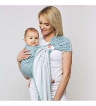 Lakats-slings  HUG ME beige leaves WOMAR CHK-033