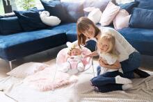 Momi Bouncer Glossy Bunny Art.BULE00004 Modern rocking chair with music and vibration