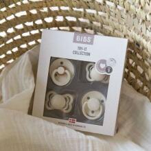 Bibs Try-It Art.131604 Ivory, Pacifier, 100% natural