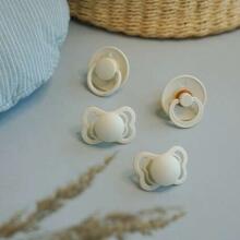 Bibs Try-It Art.131604 Ivory, Pacifier, 100% natural