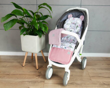 Baby Love Premium Baby Set  Art.131741 Garden Komplekts:mīksts ieliktnis ratiņiem/spilvens/sedziņa (sega)