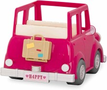 L'IL WOODZEEZ rozā automašīna ar čemodānu, WZ6547Z