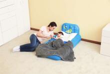 BESTWAY piepūšamais matracis Dream Glimmers, mėlynas, 1.32m x 76cm x 46cm,93546