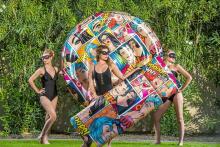 BESTWAY peldriņķis Pop Art Pool Island, diametras 1.88m, 43264