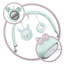 Momi Bouncer Glossy Lama Art.BULE00005  Стильный детский шезлонг с музыкой и вибрацией