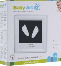 Baby Art  Window Sculpture Art.34120078 рамка и комплект для создания отпечатка ножки