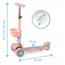 Qkids ILI Scooter Art.HUBA00018 Peach