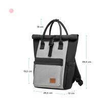 KinderKraft Moonpack Art.KAMOON00GRY0000 Black Сумка-органайзер для мамы