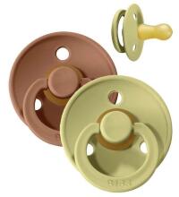 Bibs Colour Art.132573 Meadow/Earth  Soothers 0-6 m.