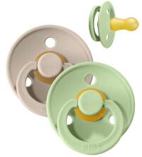 Bibs Colour Art.132578 Sand/Pistachio  Soothers 0-6 m.