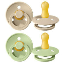 Bibs Colour Art.132578 Sand/Pistachio  Soothers 0-6 m.