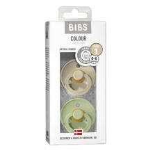 Bibs Colour Art.132578 Sand/Pistachio  Soothers 0-6 m.