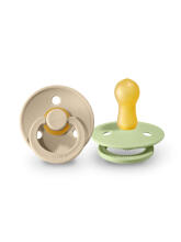 Bibs Colour Art.132578 Sand/Pistachio  Soothers 0-6 m.