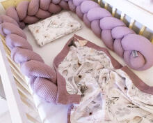 La bebe™ Wafel Art.132583 Magnolia  Bed bumper 220 cm.