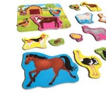 Roter Käfer  Magnetic Puzzle Farm Art.RK2090-01