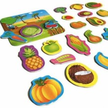 Roter Käfer  Magnetic Puzzle Fruits  Art.RK2090-06  Развивающий пазл с магнитами Фрукты (Vladi Toys)