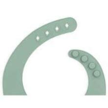 Jollein Silicone Bib Art.029-007-00095 Ash Green