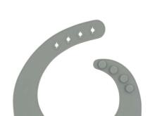 Jollein Silicone Bib Art.029-007-00094 Storm Grey