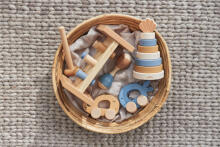 Jollein Wooden Tower  Art.120-001-66026 Shell Blue