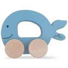 Jollein Wooden Toy Car Art.112-001-66024 Blue