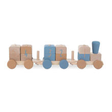 Jollein Wooden Train Art.117-001-66022 Blue