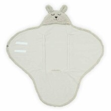 Jollein Wrap Blanket Bunny Art.032-566-66019 Nougat  Флисовый конверт-одеяло  100x105см