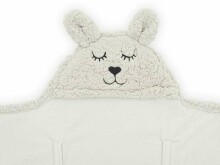 Jollein Wrap Blanket Bunny Art.032-566-66019 Nougat  Ümbrikuketta fliis 100x105sm