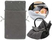 Jollein Comfortbag Carrier Storm Grey Art.025-811-65357 Autokrēsla konverts