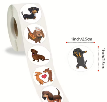 Cartoon Dog Gift Stickers Art.132778