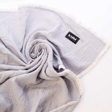 La bebe™ Muslin Blanket Art.132868 Grey