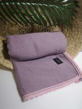 La bebe™ Muslin Blanket Art.132914 Violet