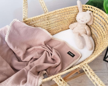 La bebe™ Muslin Blanket Art.132914 Violet