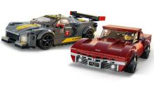 76903 LEGO® Speed Champions Chevrolet Corvette C8.R Race Car un 1968 Chevrolet Corvette