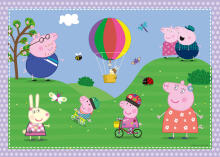 RAVENSBURGER puzle Peppa Pig Shaped, 24gab., 03026