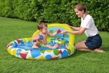 BESTWAY baseins Splash & Learn, 1.20m x 1.17m x 46cm, 52378