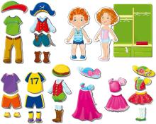 Roter Käfer Magnetic Game Dress Up Art.RK2110-02