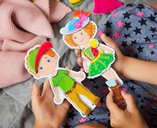 Roter Käfer Magnetic Game Dress Up Art.RK2110-02