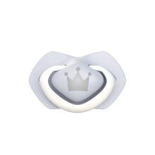 CANPOL BABIES silikona māneklītis, simetrisks ROYAL BABY, 6-18m, 2 gab, 22/651_blu
