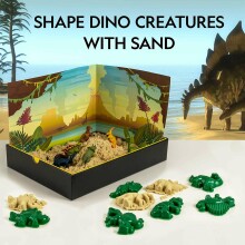 NATIONAL GEOGRAPHIC kinētiskās smiltis ar dinozauru, 0,9 kg, NGDINOSAND2   