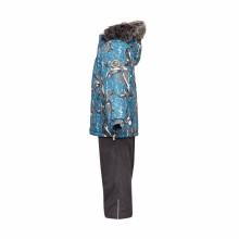 Huppa '22 Dante 1 Art.41930130-13366  šilta kūdikių žieminė šiltų kostiumų striukė + kelnės