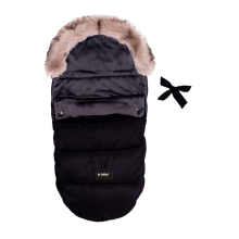 La bebe™ Sleeping bag Winter Footmuff Art.83956 Black