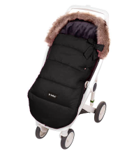 La bebe™ Sleeping bag Winter Footmuff Art.83956 Black