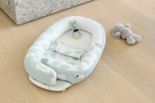 Doomoo Baby Cocoon Art.246928 Leaves Aqua Green