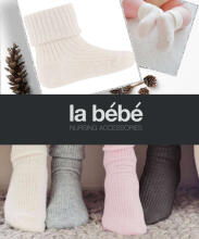 La bebe™ Wool Angora Blush Rose Art.134226 Bērnu vilnas zeķītes/zekes