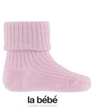 La bebe™ Wool Angora Blush Rose Art.134226 Bērnu vilnas zeķītes/zekes